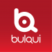 Venture Perfil BulQui imagen de Isotipo Logo Blanco Vertical Fondo Rojo