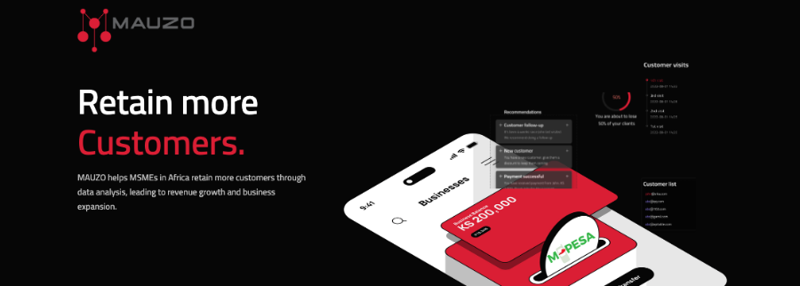 Cover image of Mauzo Analytics Limited, Fintech venture on VC4A