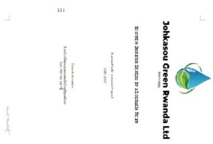 Cover image of Johkasou Green Rwanda Ltd, Sanitation venture on VC4A